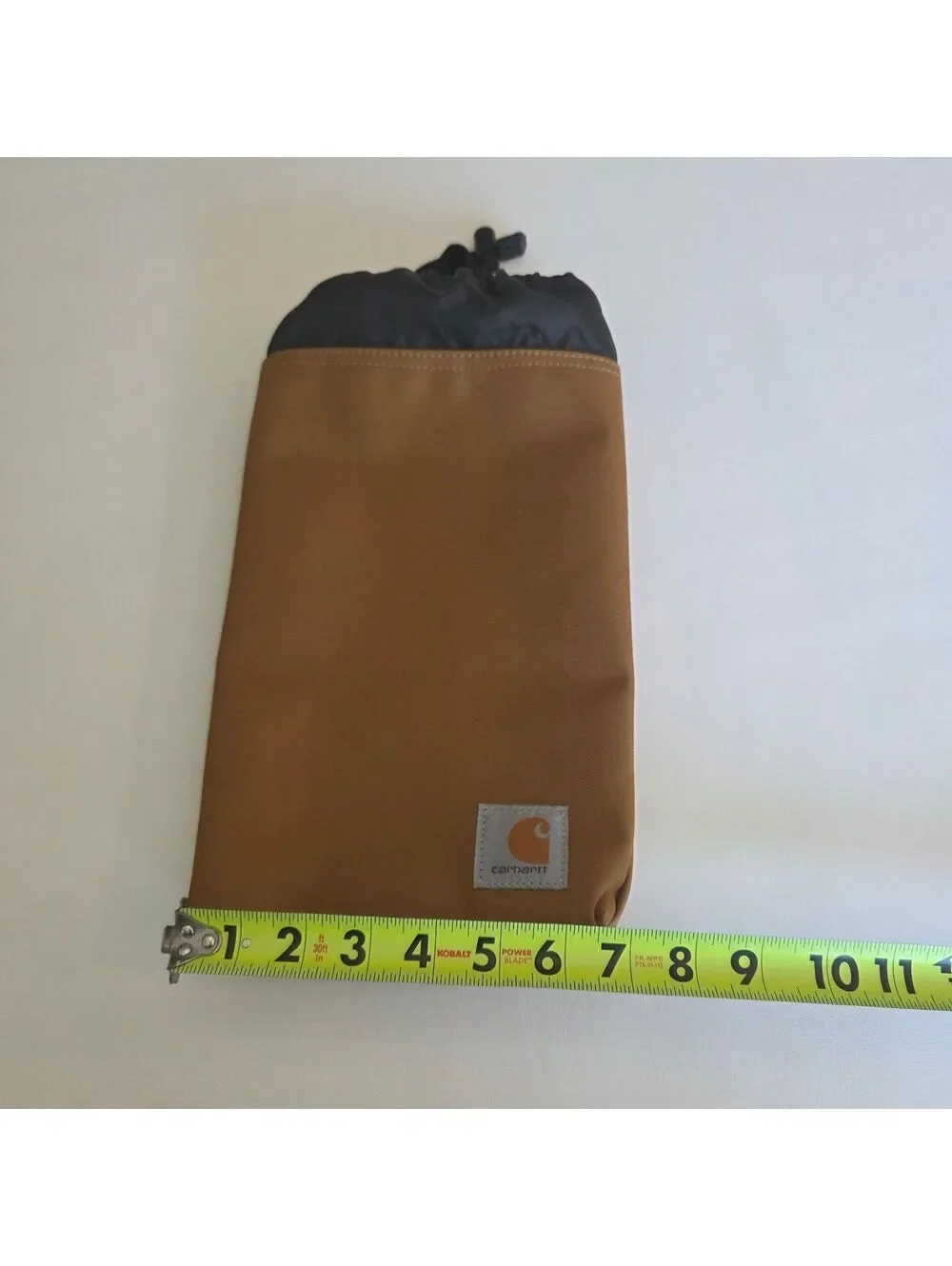 Carhartt Brown and Black Drawstring Pouch Bag